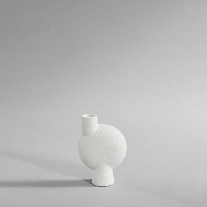 101 cph - Sphere Vase Bubl Medio White