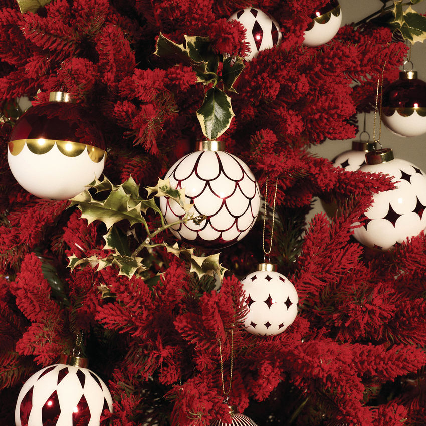 Alessi Delight Weihnachtskugel 2er, ⌀ 6cm