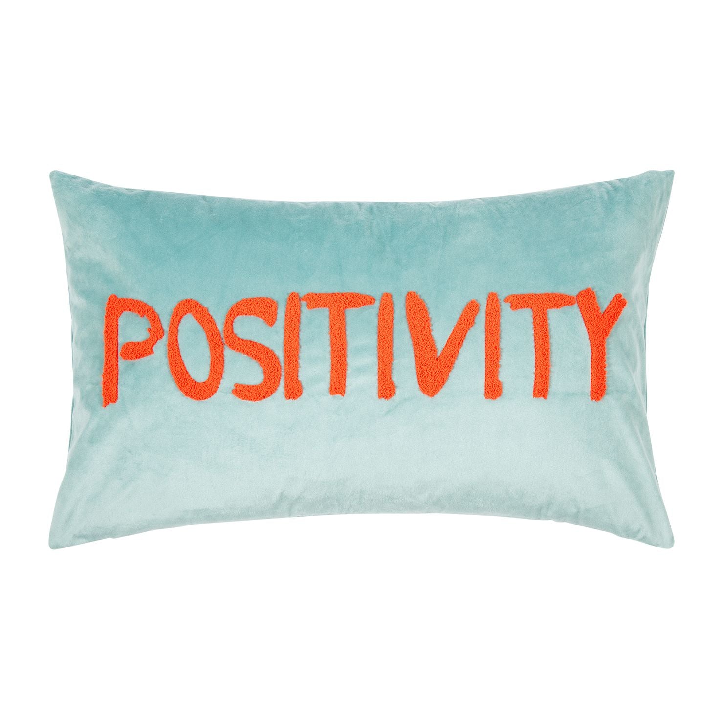PAD Letters Kissenbezug Positivity orange-mint 35x60cm