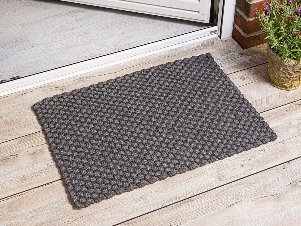 Pad UNI Outdoor- & Bade-Matte stone grau, 52 x 72 cm