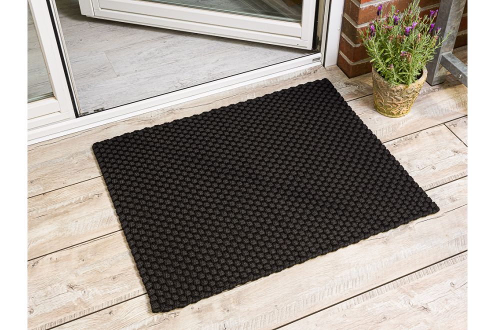 Pad UNI Outdoor- & Bade-Matte black, 72 x 92 cm