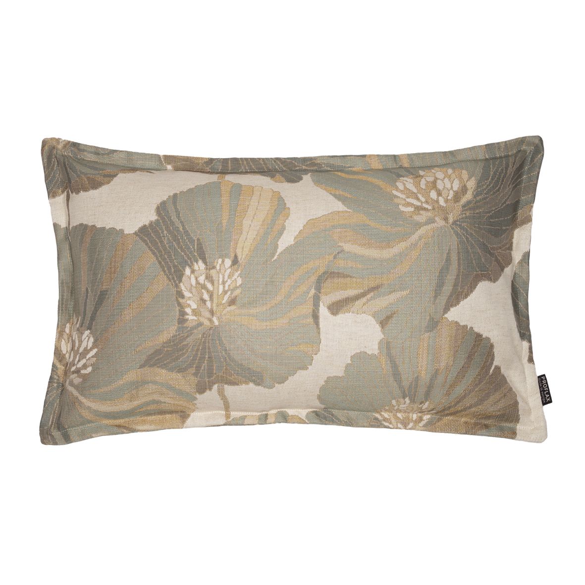 Proflax Kissenbezug Coquelicot beige-salbei 35x60cm
