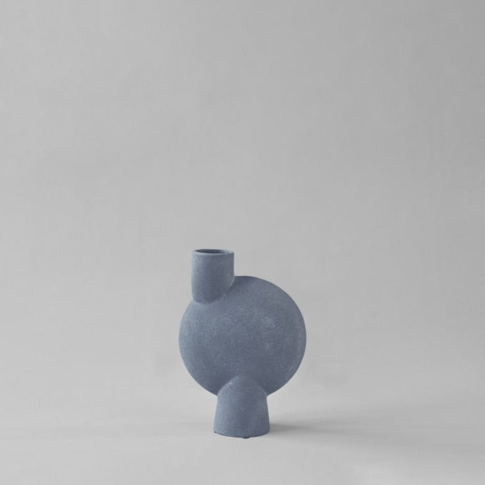101 cph - Sphere Vase Bubl Medio Light Grey