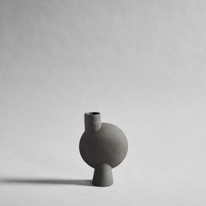 101 cph - Sphere Vase Bubl Medio dark grey