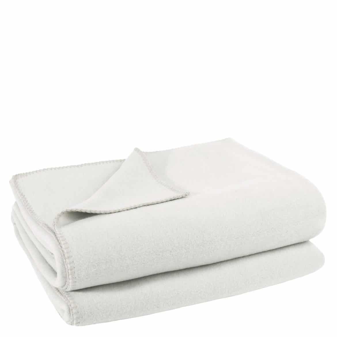 Zoeppritz Soft-Fleece Decke Farbe 010 offwhite 160 x 200 cm