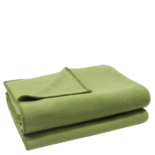 Zoeppritz Soft-Fleece Decke Farbe 650 grün 160 x 200 cm