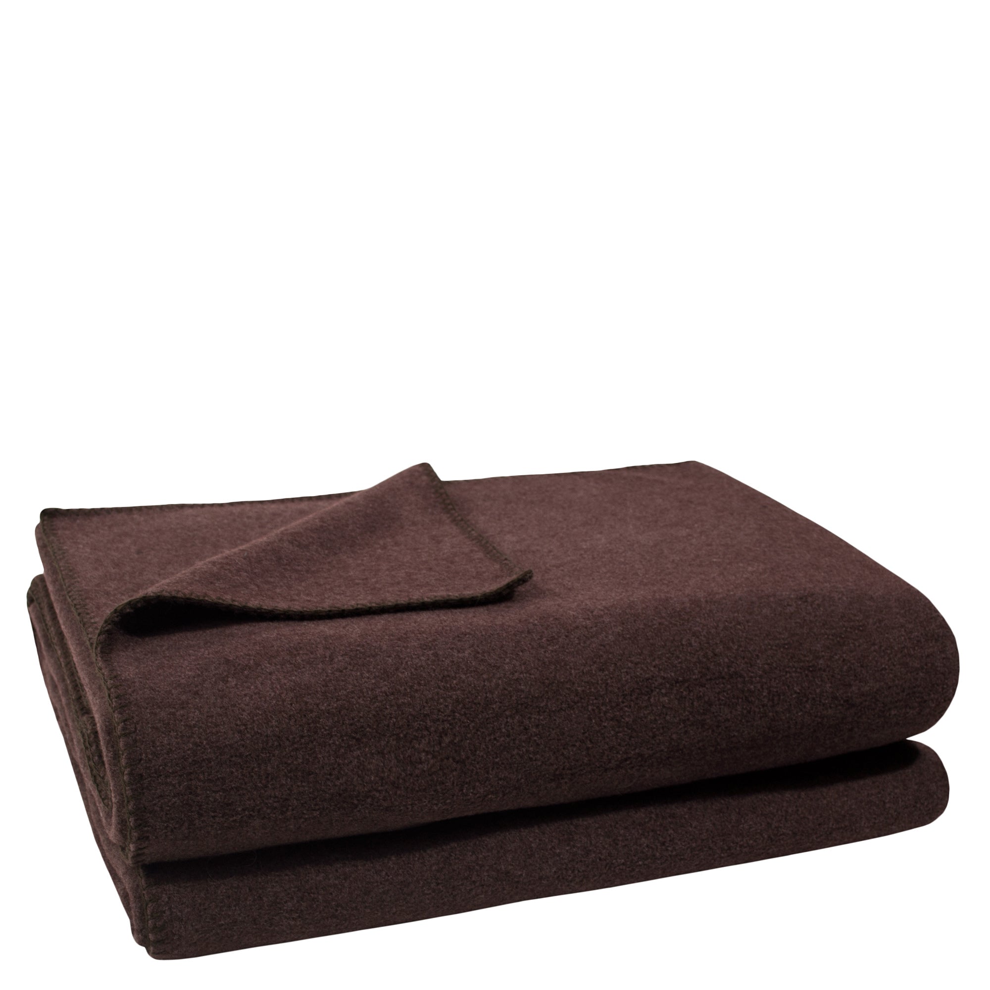 Zoeppritz Soft-Fleece Decke Farbe 880 dark brown 160 x 200 cm