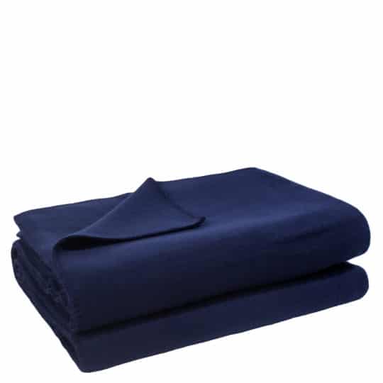 Zoeppritz Soft-Fleece Decke Farbe 595 dark marina 160 x 200 cm