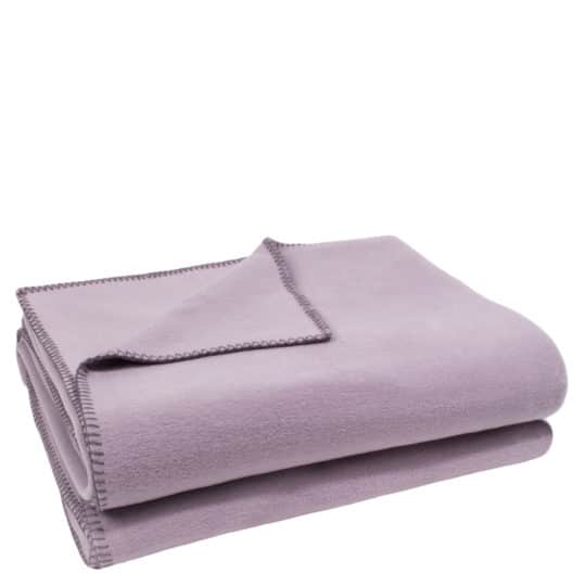 Zoeppritz Soft-Fleece Decke Farbe 405 pale lavender 160 x 200 cm
