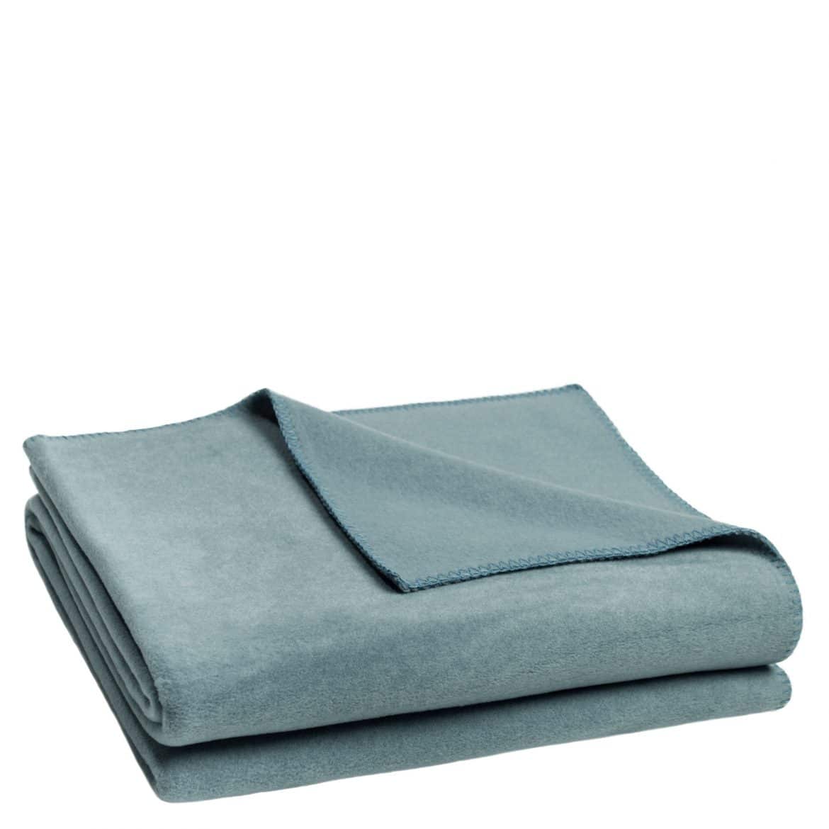 Zoeppritz Soft-Fleece Decke Farbe 545 denim 160 x 200 cm