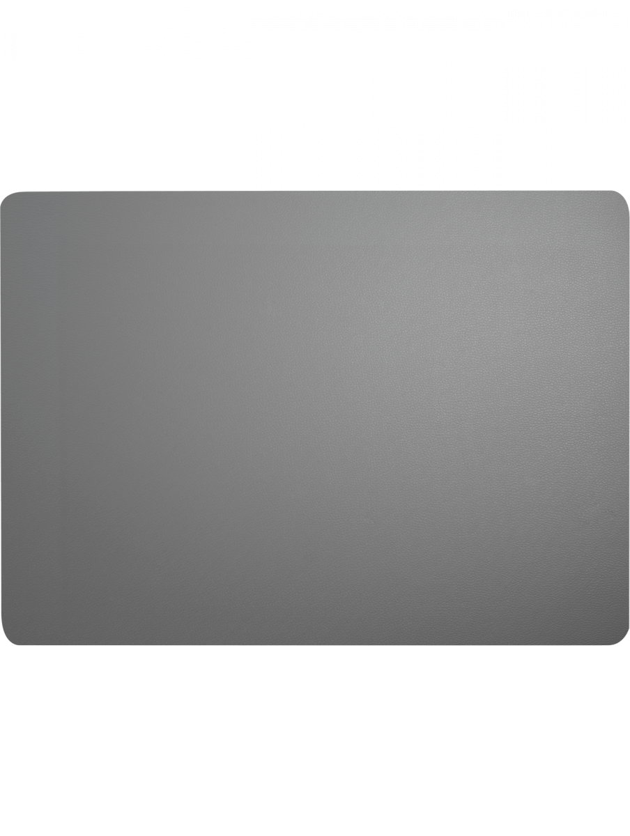 ASA leather optic Tischset eckig cement 46 x 33 cm PU