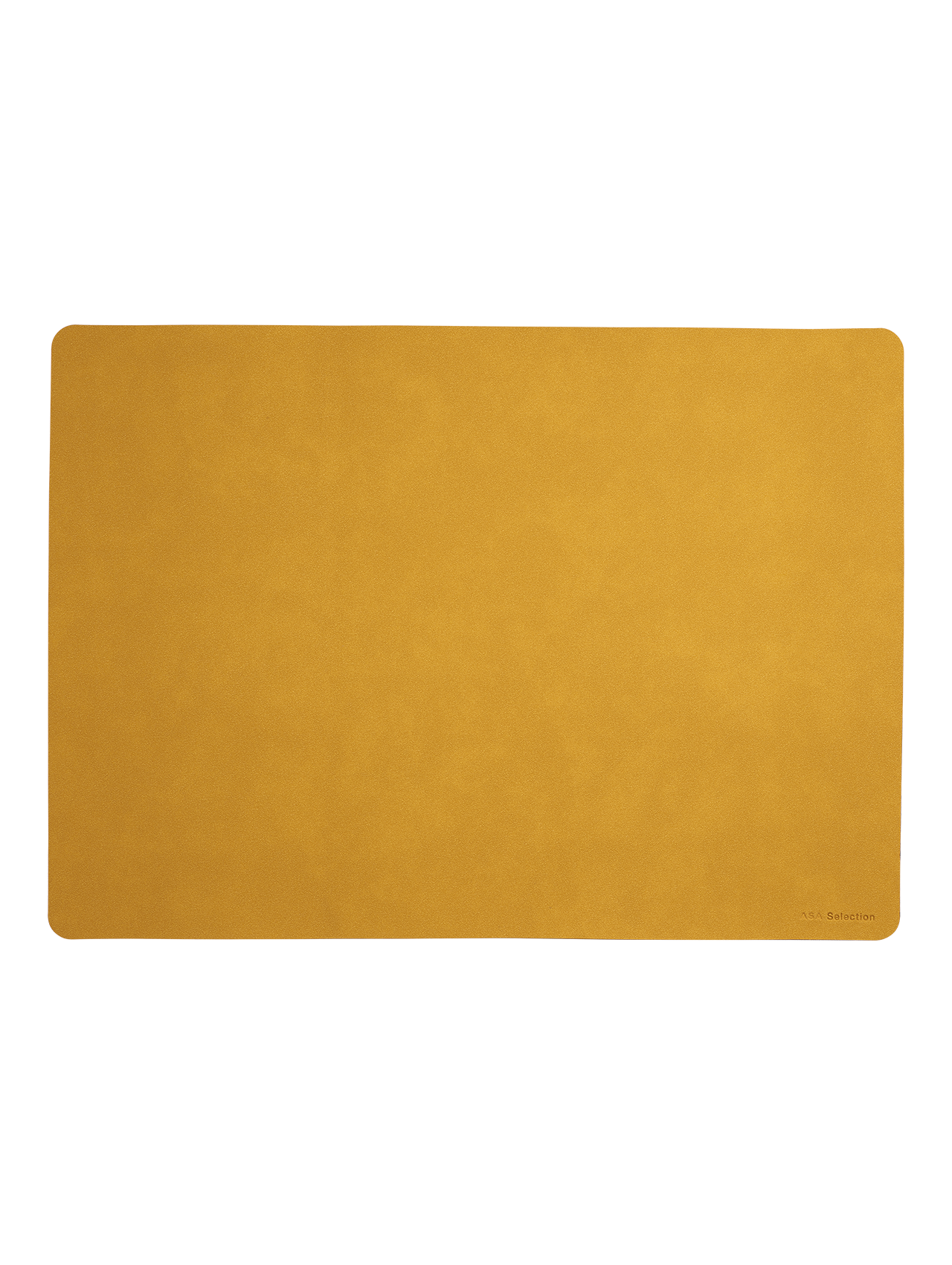 ASA leather optic Tischset eckig amber 46 x 33 cm PU