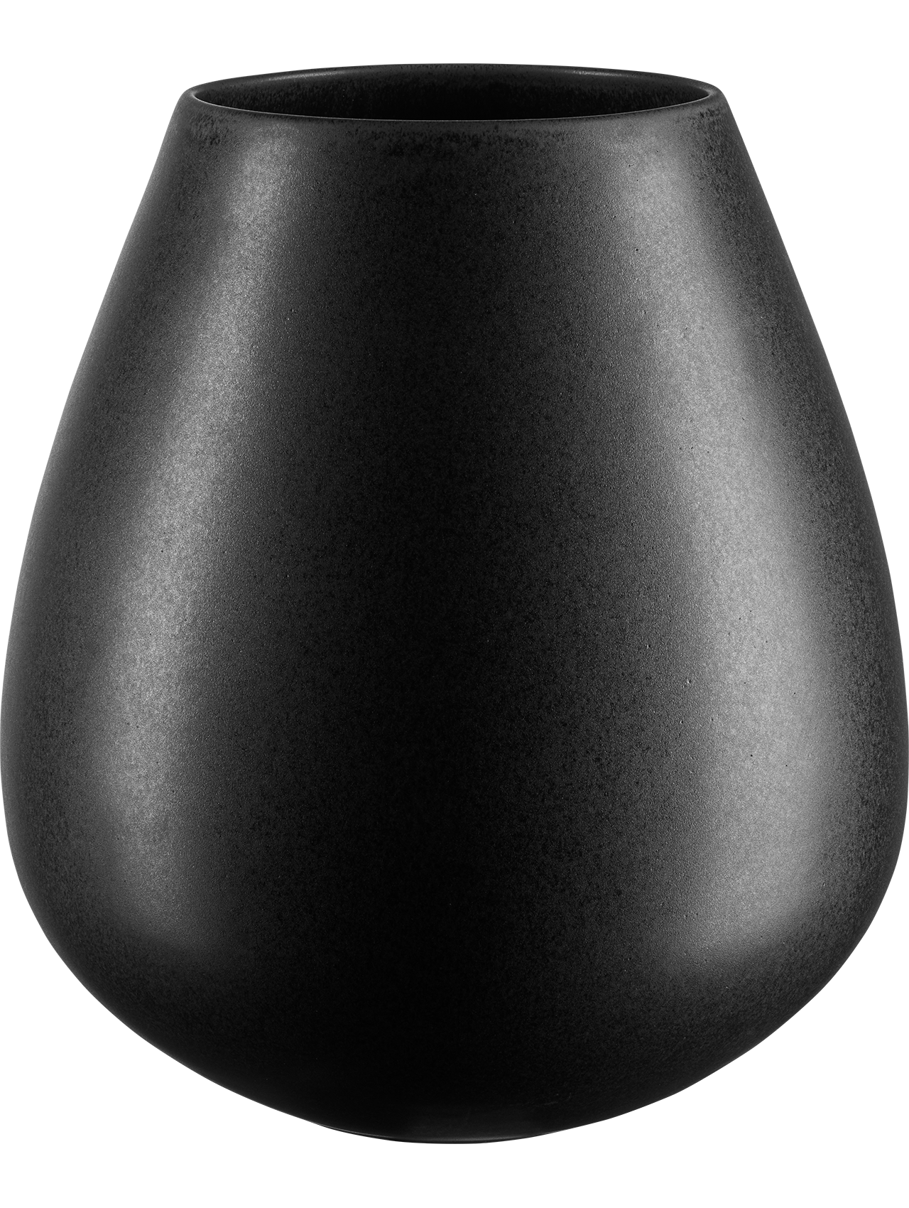 ASA ease Vase xl black iron D. 28 cm H. 32 cm